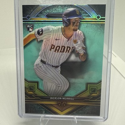 JACKSON MERRILL 2024 Topps Triple Threads #78 Aquamarine Rookie RC #61/149