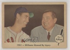 1959 Fleer Ted Williams Tom Yawkey 1951Williams Slowed by Injury #42 HOF mq1