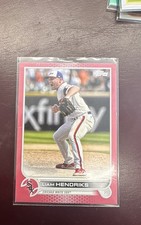 2022 Topps Series 1 - Liam Hendriks #268 Mother's Day Hot Pink /50