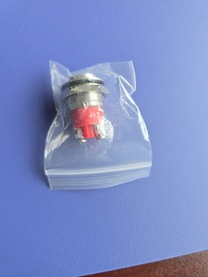 EJ19-H221A Momentary Push Button Silver High Round Cap Waterproof IP68 