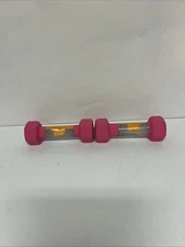 CAP Barbell Neoprene Coated Dumbbell Set, Hot Pink - 3lbs