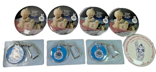 Plates Keychains Precious California Lot Vintage Pins Keychain Retro 80s 1989