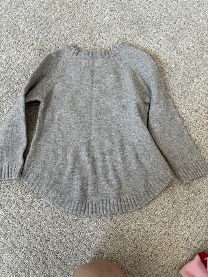 Splendid Gray Sweater 4T Toddler Girls Long Sleeve - Image 3 of 3
