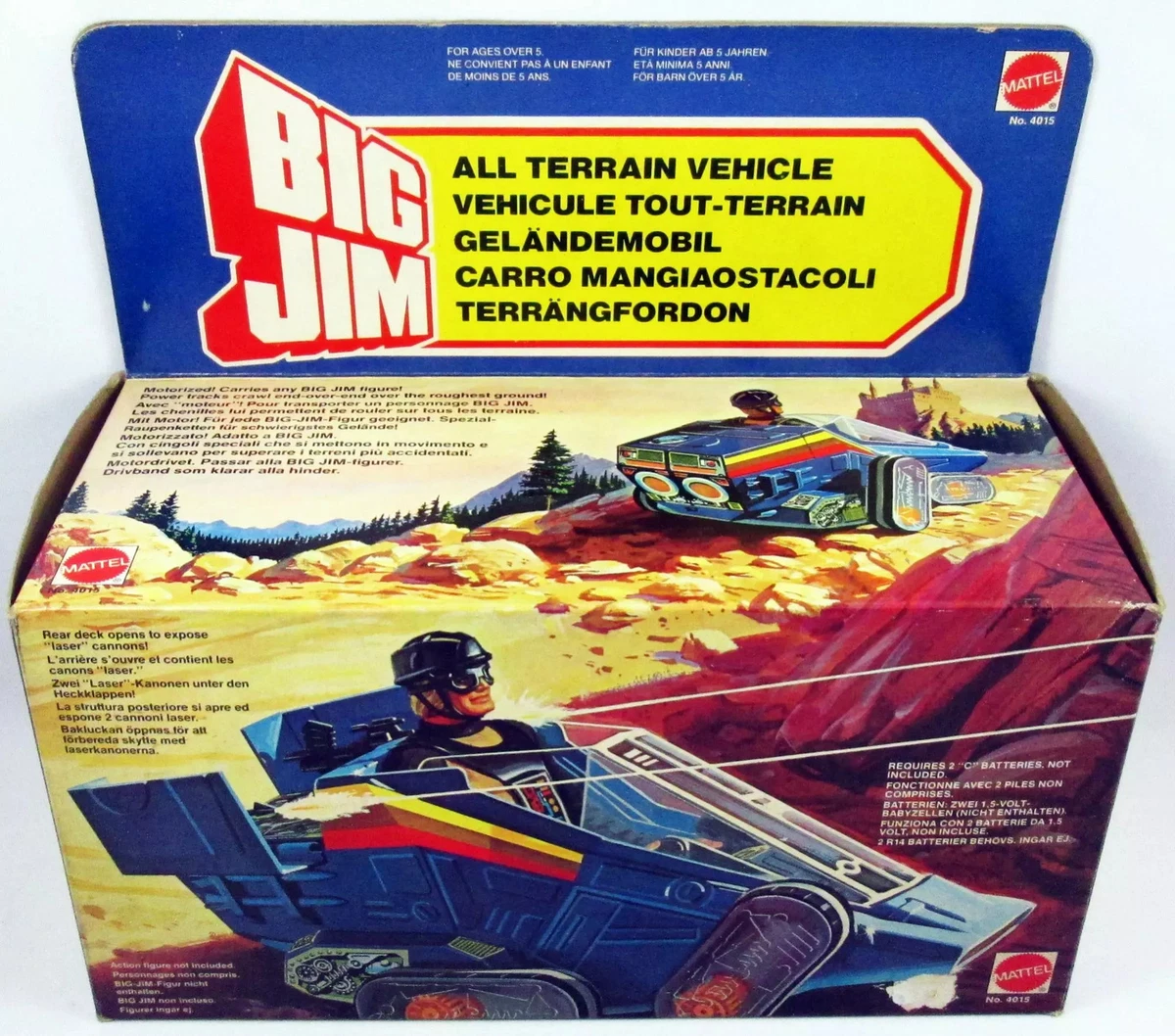 Big Jim Série Commando – Véhicule Super Commando Mattel Neuf En Boîte (9393)
