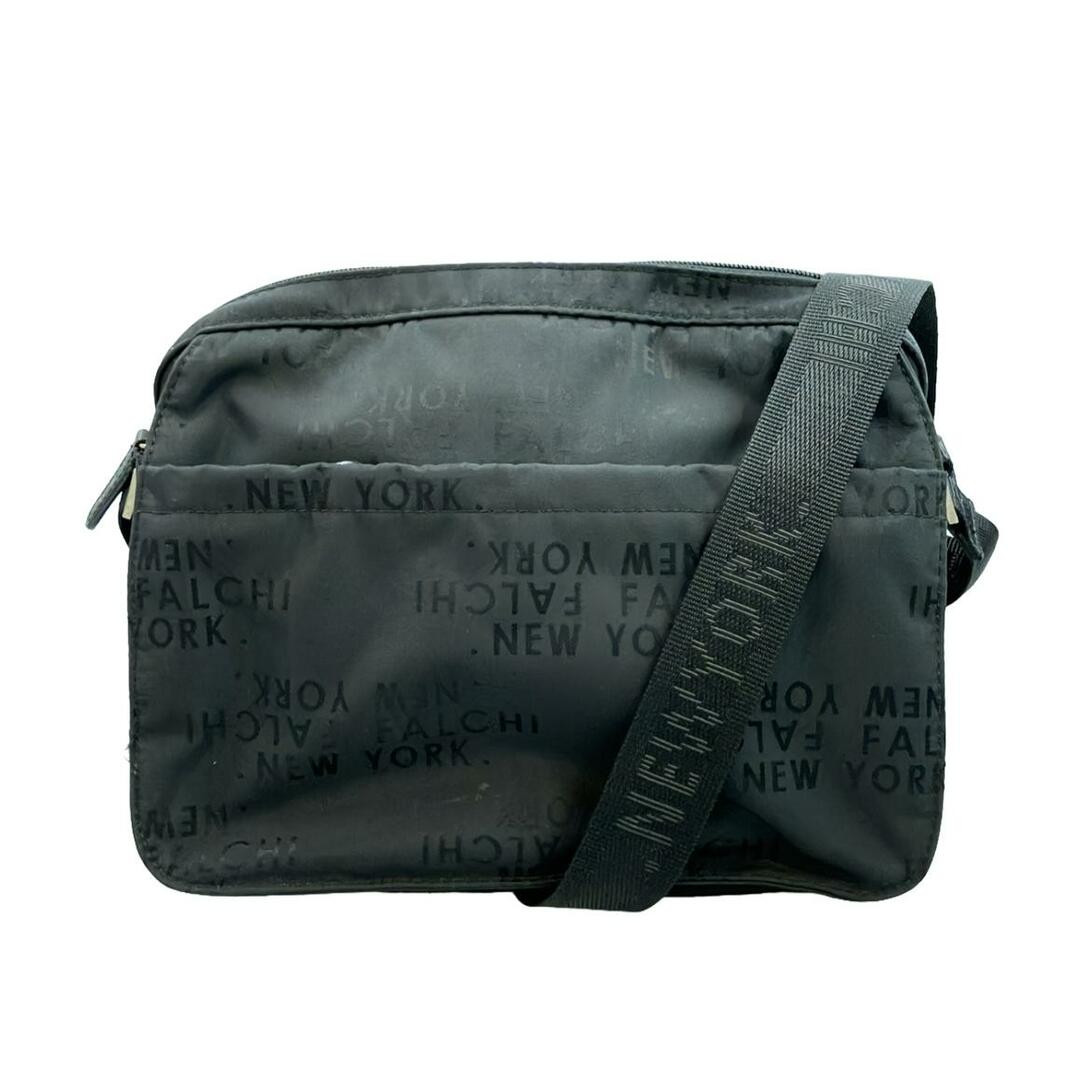 Falchi New York Nylon Shoulder Bag in Classic Black