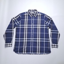 Burberry Brit Nova Check Shirt Button Up Long Sleeve Mens XXL Duties Paid USA 