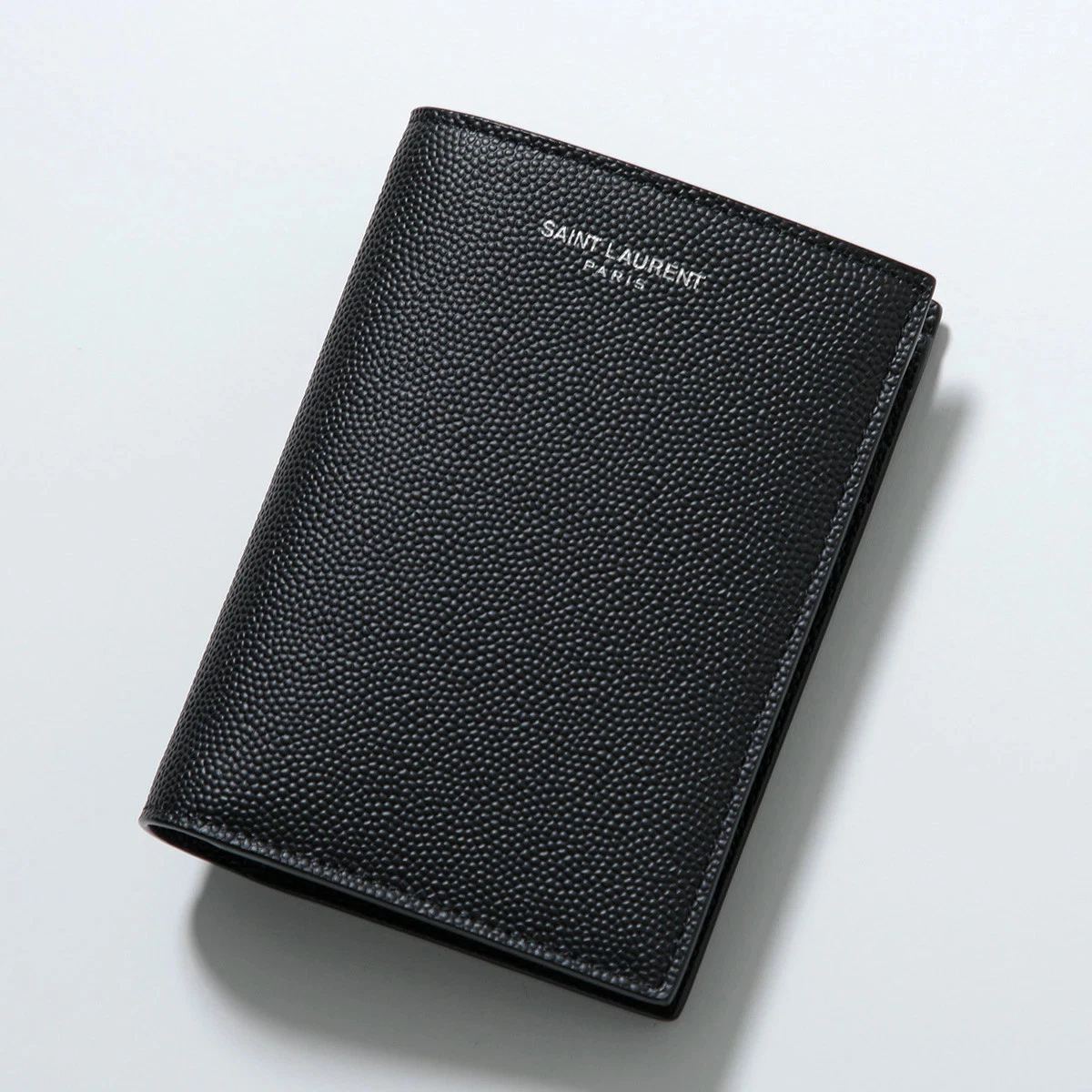 Saint Laurent — SAINT LAURENT Bi-fold Wallet  Men's & Women's Leather Logo Wallet No Coin Pocket