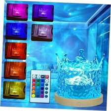 Ocean Lamp Water Light Projector - Water Ripple Projector Light Cube Aurora