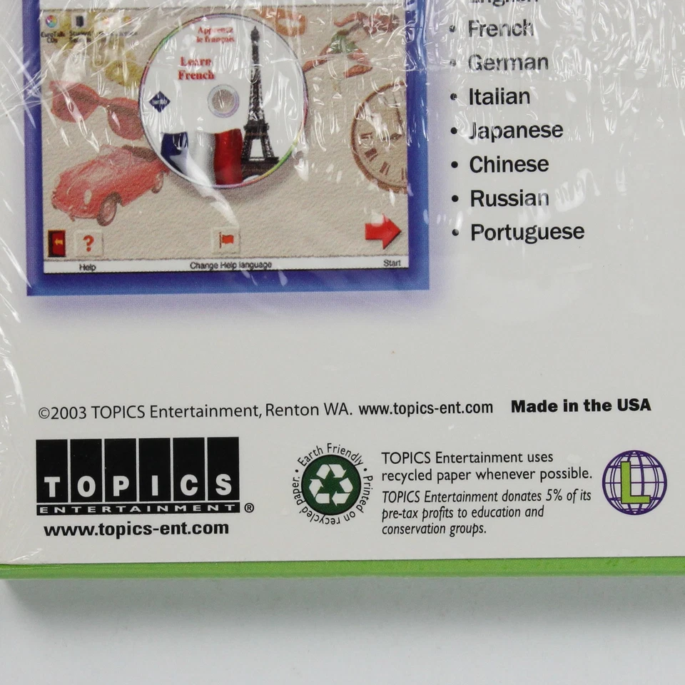 Snap! 9 Language Tutor CD-ROM Software Everyday Solutions 2003 New Sealed - Image 3 of 4