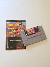 Capcom The Great Circus Mystery Mickey & Minnie SNES 1992 Manual TESTED