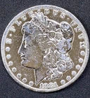 1881 Morgan Silver Dollar $1 Philadelphia AU Details Cleaned Polished Coin
