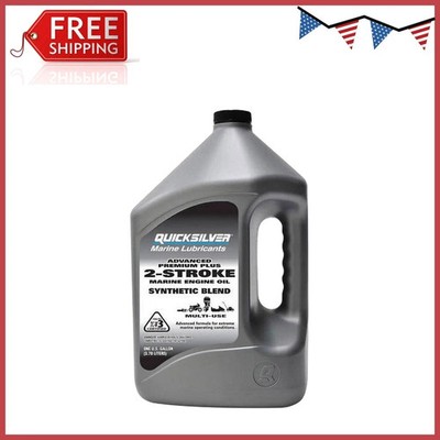 Quicksilver Premium Plus 2-Stroke Synthetic Blend Marine Oil - 1 Gallon