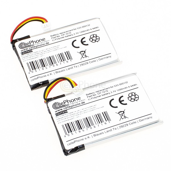 2 StüCk Akku Li-Polymer FüR Logitech G533 G933 - Ersetzt 533-000132 - 2Er Set-image