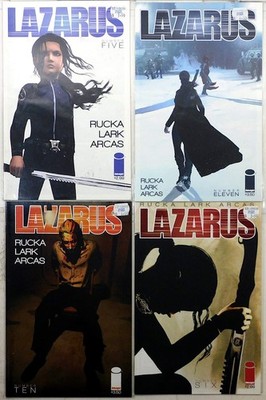 Lazarus Lot of 4 #5, 6, 10, 11 (2013) Image Comics 1st Print Comic Books