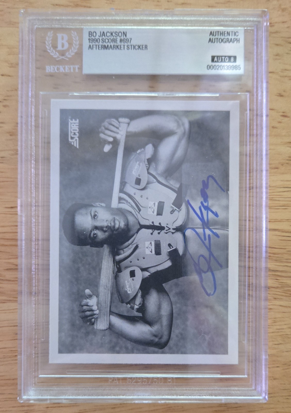 1990 Score - Bo Jackson #697 Autograph Auto 