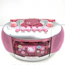 2001 Vintage Hello Kitty Radio Cassette Player Pink Sanrio Retro Boombox