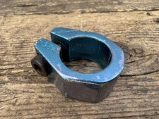 Bmx Seat Clamp 1 25.4 Blue Vintage Old School Bmx
