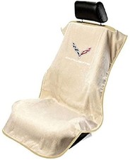 1Pc Seat Armour SA100COR7T Corvette C7 Car Seat Towel - Tan