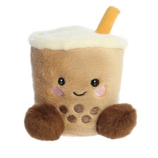 Palm Pals Collection - 5" Milky Tea Boba Stuffed Animal Plush Soft, Fluffy Touch
