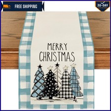 Vibrant 13x72 Inch Buffalo Plaid Table Runner - Ideal Christmas Decoration