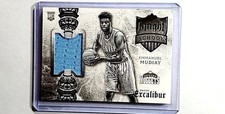 2015 2015-16 Panini Excalibur Knight School Jerseys #3 Emmanuel Mudiay RC Rookie