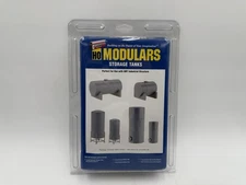 Walthers Cornerstone Modulars  HO 933-3197 Storage Tanks Box Kit 2 Tanks (New)