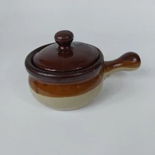 French Onion Soup Bowl/Serving Pot with Lid & Handle