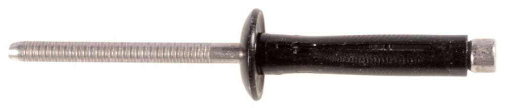Split Type Rivet 3/16 Dia. 3/16-3/8 Grip Blk For GM | eBay