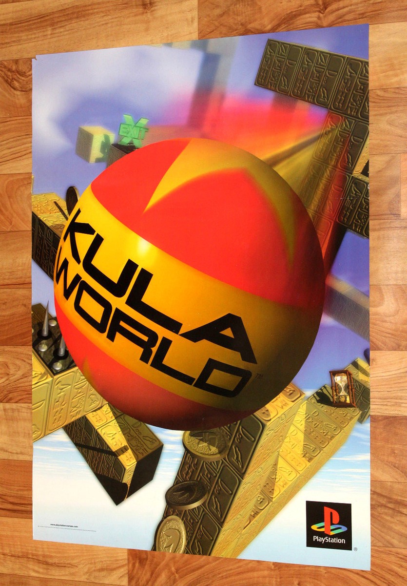 1997 Vintage Kula World Game Store Extremely Rare Promo Poster
