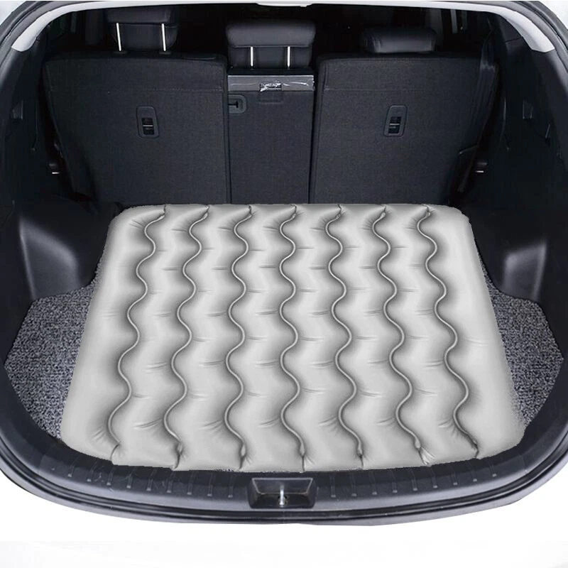 Alfombrilla de cama inflable de viaje para maletero de coche SUV 100*90 CM cojín multifunción para asiento trasero Foto 4 de 4