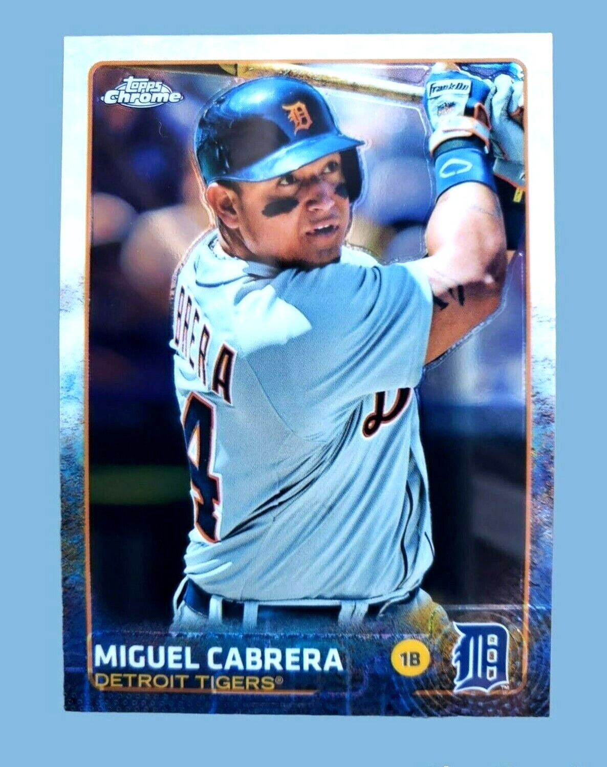 2015 Topps Chrome Refractor Miguel Cabrera #162 Detroit Tigers NM-MT