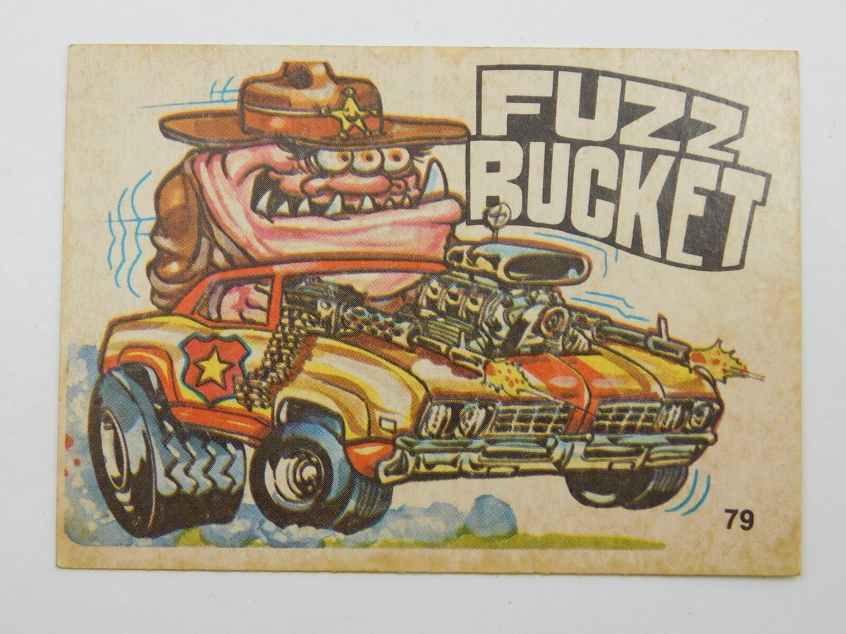 1970 Donruss Oddest Odd Rods Sticker #79 Fuzz Bucket | eBay