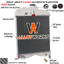 Tractor Radiator Fits Massey Ferguson Harris 50 Mh50 65 182456m91 184525m91 Usa