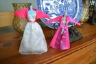 Vintage Barbie evening dress, Evening Coat and evening jacket Bright Pink (#66)