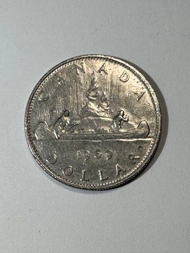 1969 Canada One Dollar Coin