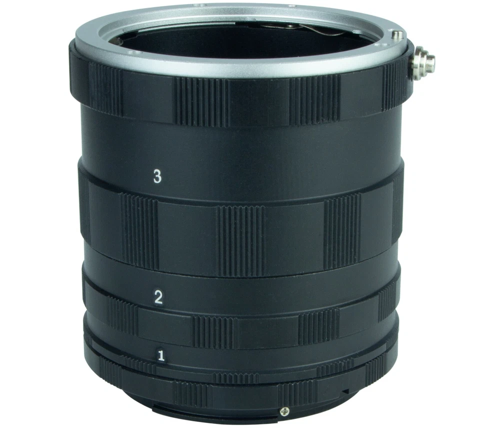 Macro Extension Tube Ring Set for Canon EOS Rebel T7i,T6,T6s,T6i,T5, T5i,T4i,T3i - Image 2 of 4