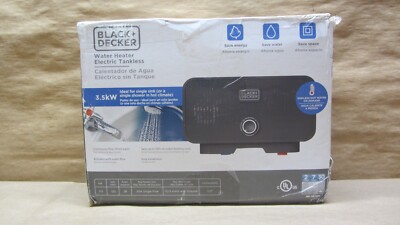 BLACK+DECKER BD-13-WH 13kW/240V Point-of-Use Electric Tankless Water Heater
