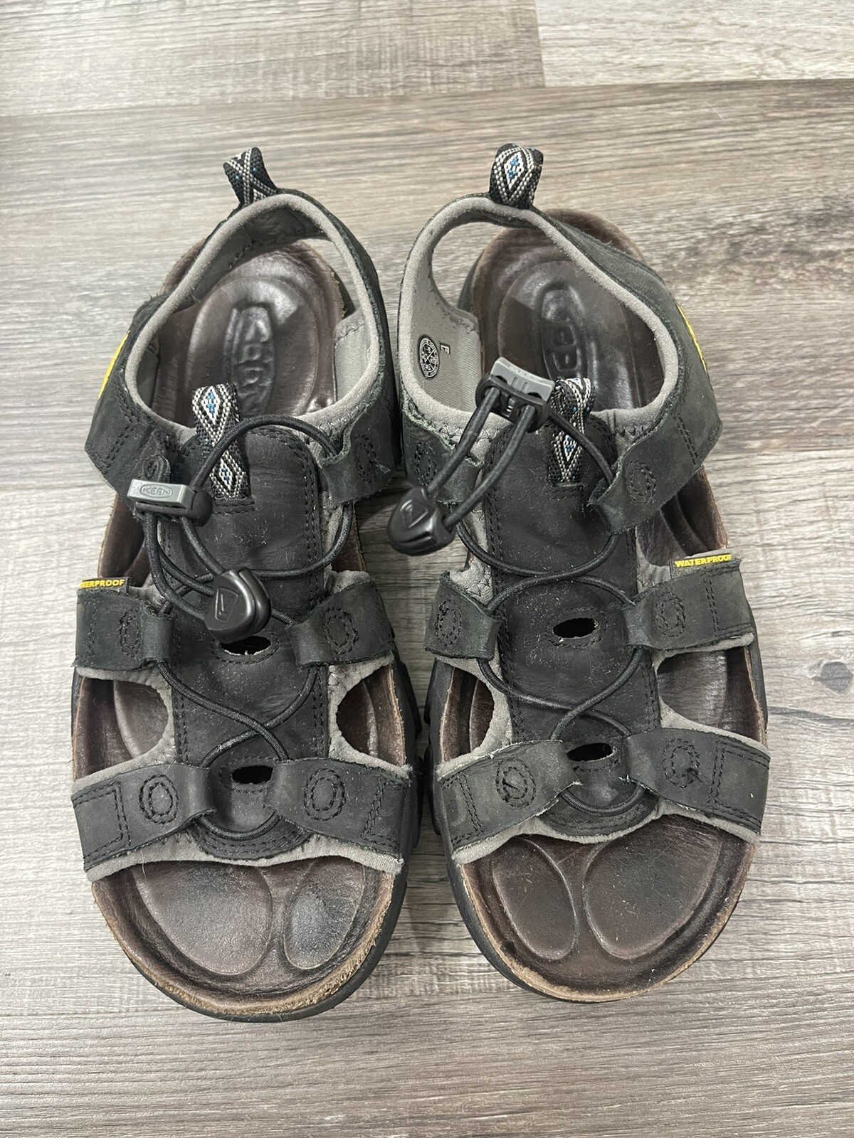 Sandali da trekking Keen impermeabili da uomo in pelle taglia 9 5