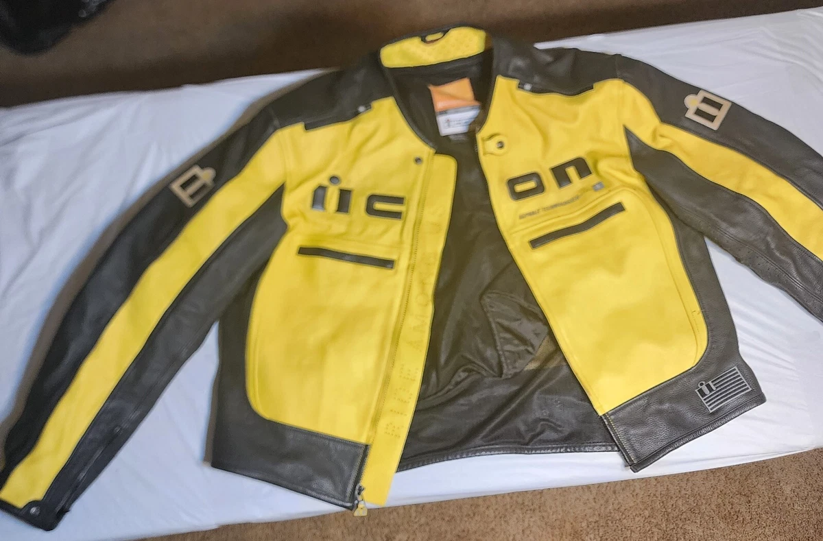Icon asphalt technologies leather clearance jacket