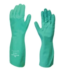 15 mil Reusable Waterproof House Cleaning Dishwashing Protective Nitrile Gloves
