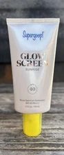 Supergoop Glow Screen Broad Spectrum Sunscreen SPF 40 . SUNRISE 1.7 Oz Exp 04/27