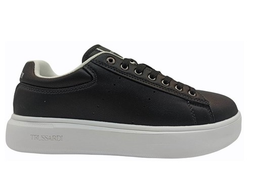 Men's Shoes Trussardi 77A00340 Sneakers Platform Casual Comfortable Low  Black | eBay