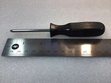 Snap on#S8698 - Black Hard Handle 7/64" Square Tip Screwdriver USA-NICE-Vintage
