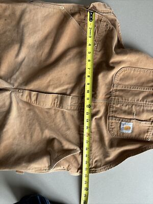 Carhartt VTG Duck Insulated Bib Overalls Double Knee Union Carhartt VTG Duck Insulated Bib Overalls Double Knee Union
