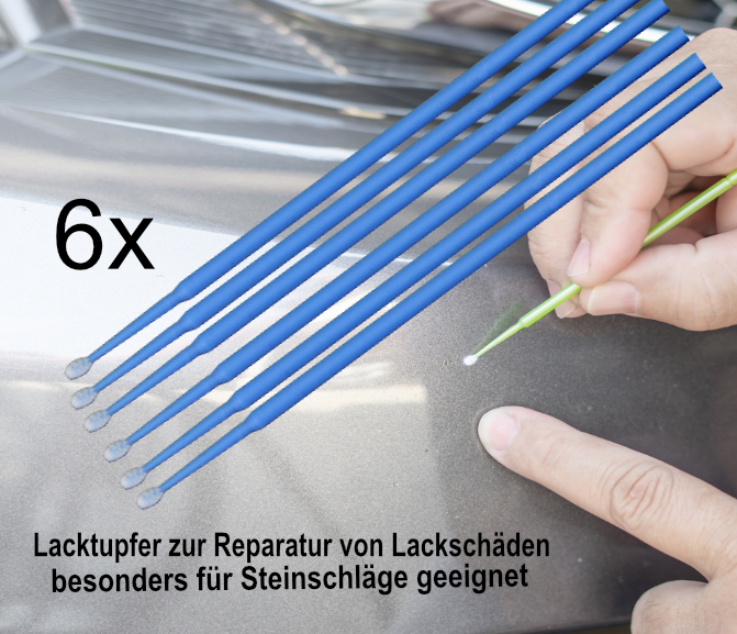 Auto-K Lackstift-Set Opel 40R / 8624 Schneeweiss (2x9ml