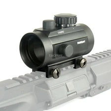 1x42 Aluminum Red Green Dot Sight 3 MOA Dot with Weaver Base Lens Covers
