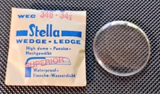 34.5mm Watch Crystal Waterproof High Dome Wedge Ledge Stella Holland round