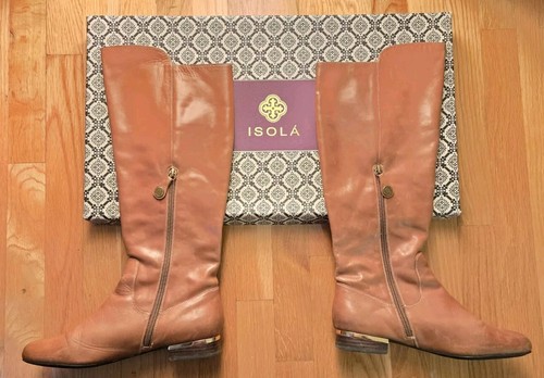 Botas de cuero Isola Alia Ebano talla 9 - Imagen 2 de 6