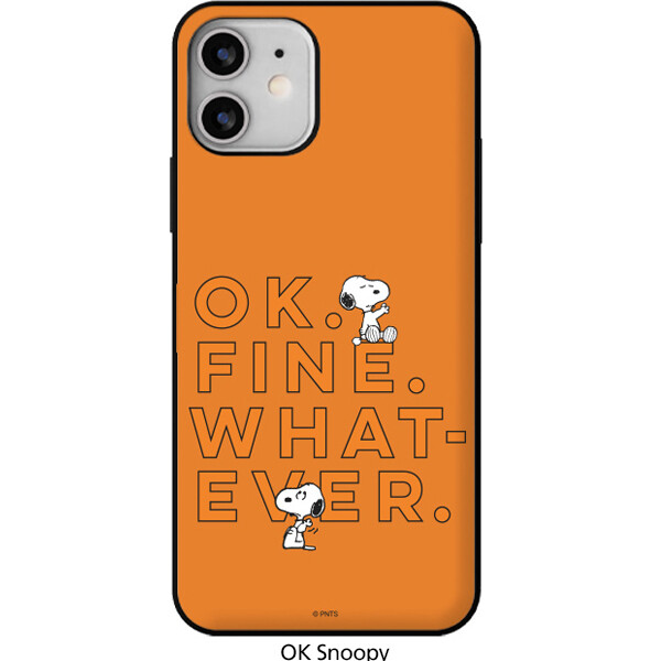 Snoopy Life Card Door Case for iPhone 14 13 12 11 7/8 SE Pro