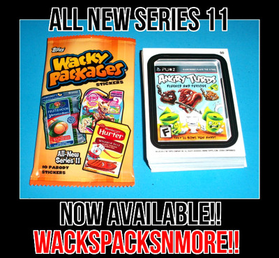 2013 Wacky Packages All New Series 11 {ANS11} Complete 55 Sticker